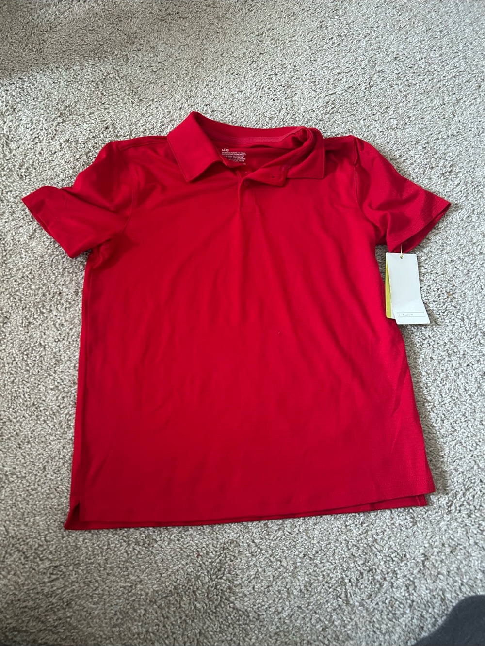 All in Motion Medium Red Polo Shirt NWT